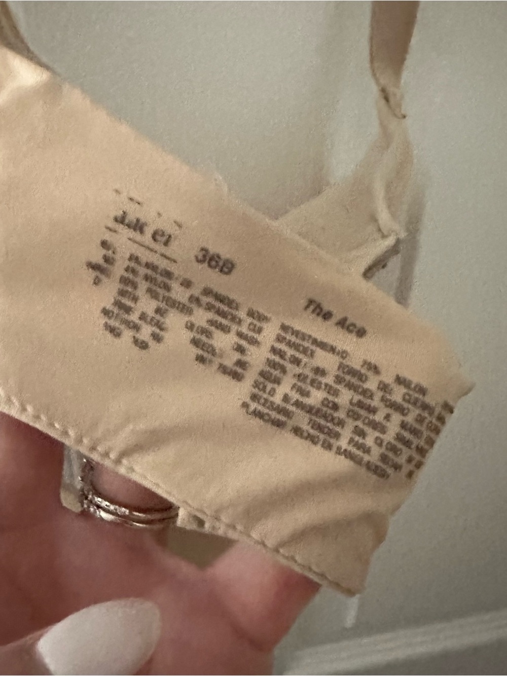Tan Racer Back Bra - Picture 3 of 5